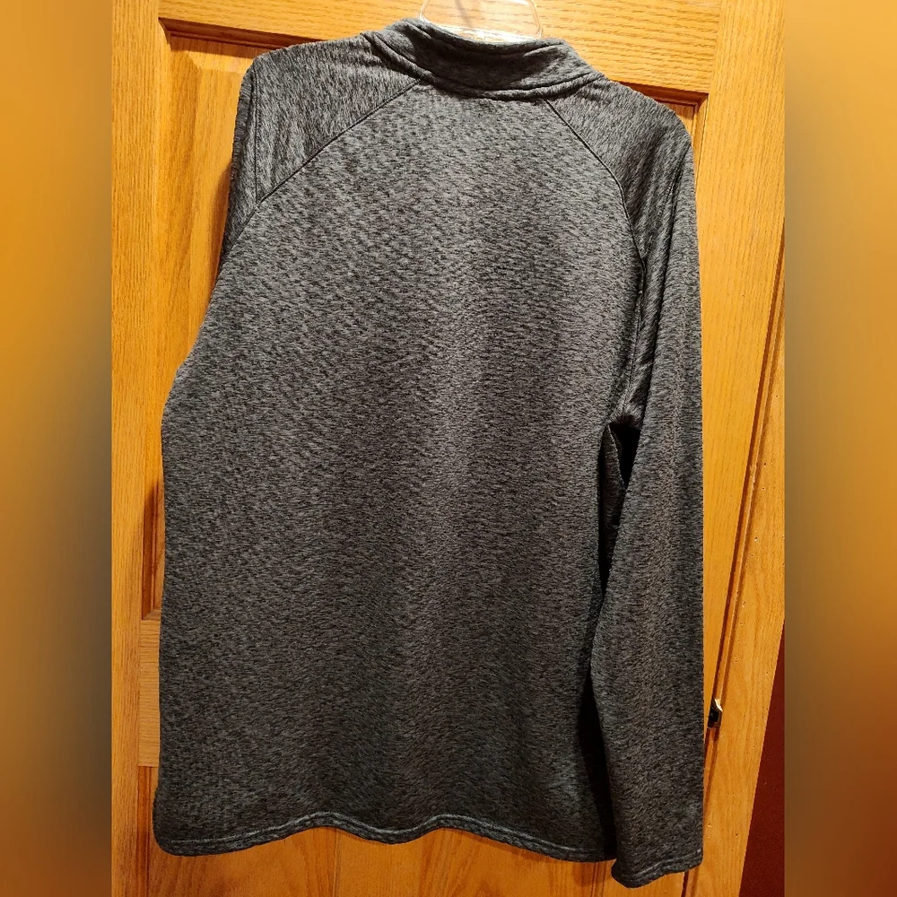 EUC Men's Spyder Active ProWeb Gray Quarter-Zip Pullover Fleece, XL - Picture 5 of 7